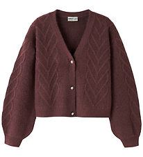 Name It Cardigan - Strik - NkfOpal - Wild Ginger