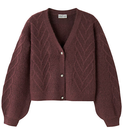 Name It Cardigan - Strik - NkfOpal - Wild Ginger