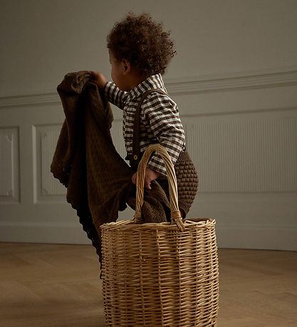 Lil Atelier Skjortebody l/æ - NbmNoki - Teak m. Tern
