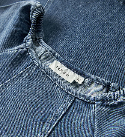 Lil Atelier Kjole - Denim - NmfObello - Dark Blue Denim