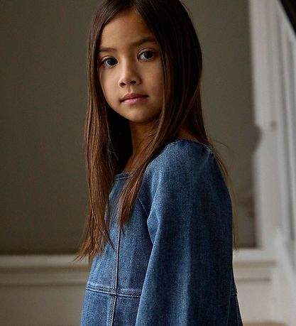 Lil Atelier Kjole - Denim - NmfObello - Dark Blue Denim