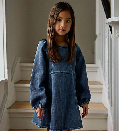 Lil Atelier Kjole - Denim - NmfObello - Dark Blue Denim