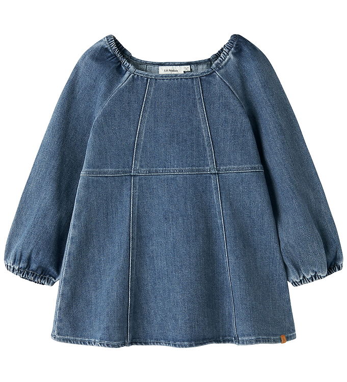 Lil Atelier Kjole - Denim - NmfObello - Dark Blue Denim