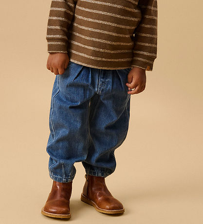 Lil Atelier Jeans - Baggy - NmnObello - Dark Blue Denim