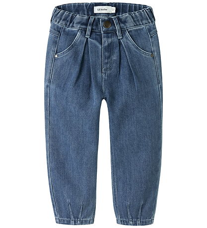 Lil Atelier Jeans - Baggy - NmnObello - Dark Blue Denim