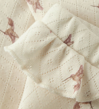 Lil Atelier Leggings - NbrRachello - Turtledove/Bird