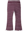 Name It Leggings - Rib - NmfOlena - Mauve Wine