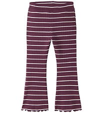 Name It Leggings - Rib - NmfOlena - Mauve Wine