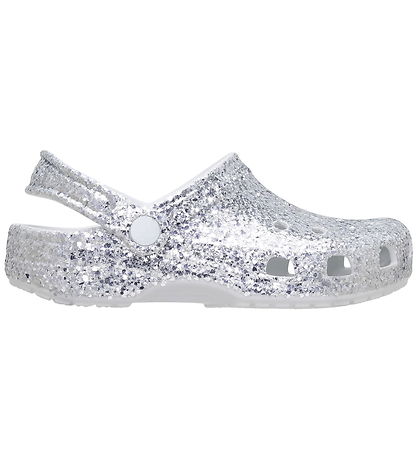 Crocs Sandaler - Classic Dazzle Glitter - Silver