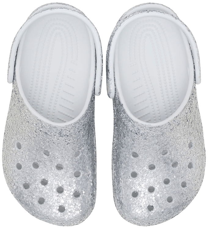 Crocs Sandaler - Classic Dazzle Glitter - Silver
