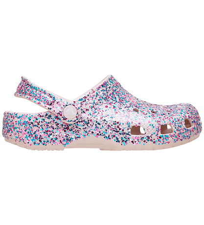 Crocs Sandaler - Classic Dazzle Glitter - Cocoa Cream