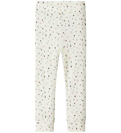 Name It Leggings - Uld - NmfWomi - Snow White/Double Dots