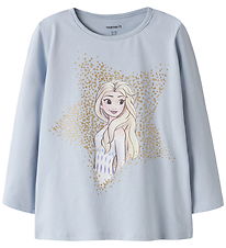 Name it Bluse - NmfSoma - Frozen - Subdued Blue