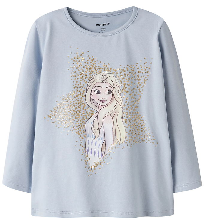 Name it Bluse - NmfSoma - Frozen - Subdued Blue