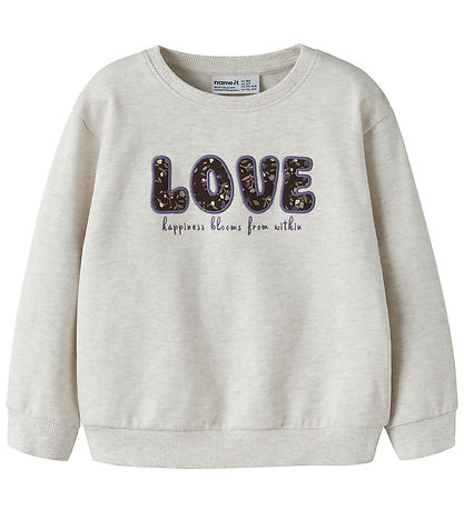 Name it Sweatshirt - NmfOclove - Peyote Melange