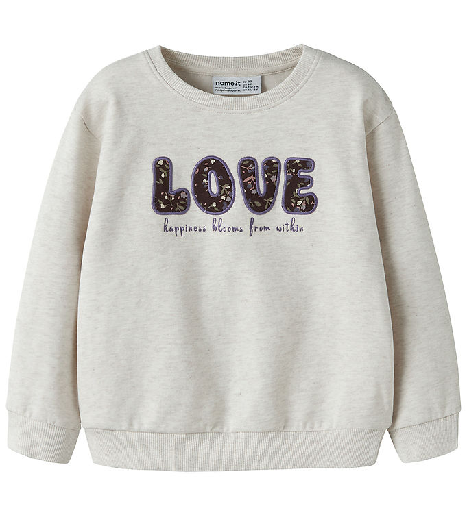 Name it Sweatshirt - NmfOclove - Peyote Melange