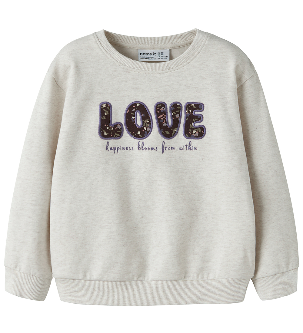 Name It Sweatshirt - NmfOclove - Peyote Melange - Name It - 6 Jahre (116) - Sweatshirts