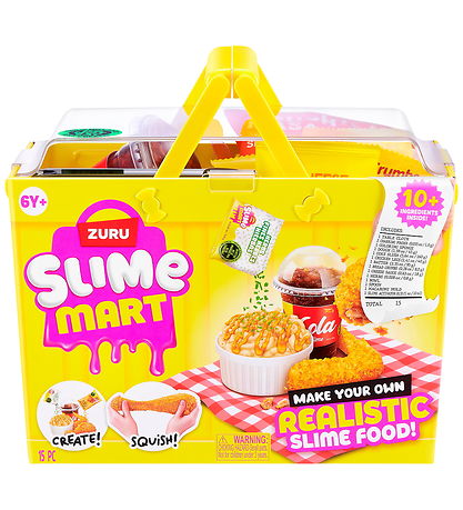 Slime Mart - Shopping Basket - Fast Food - 16 Dele
