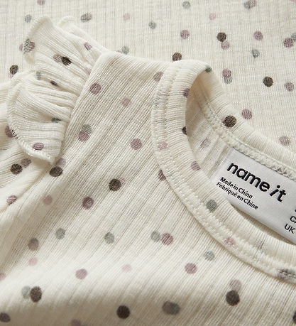 Name It Body l/æ - NbfWomi - Snow White/Double dots