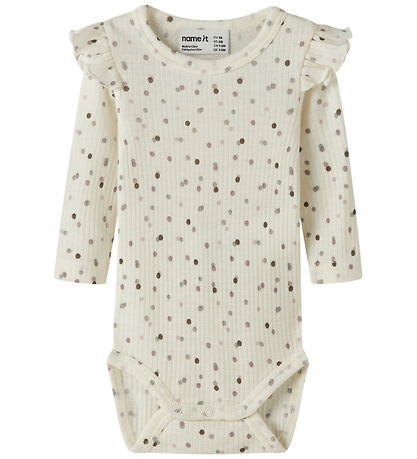 Name It Body l/æ - NbfWomi - Snow White/Double dots