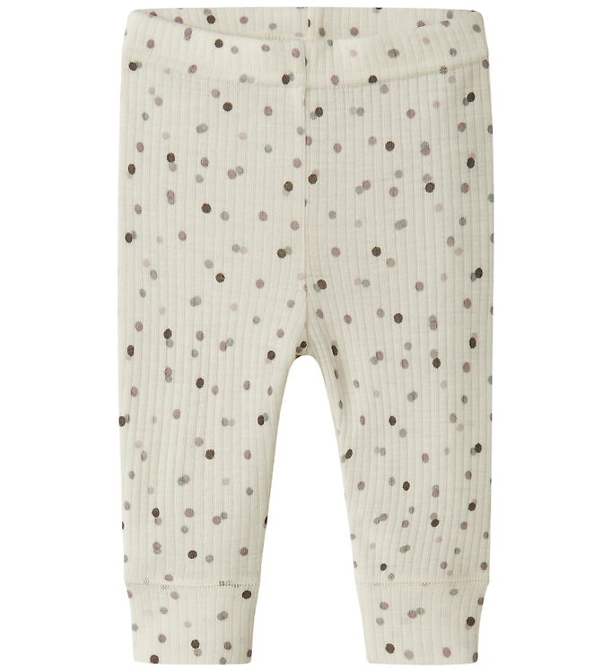 Name It Leggings - NbfWomi - Snow White/Double dots