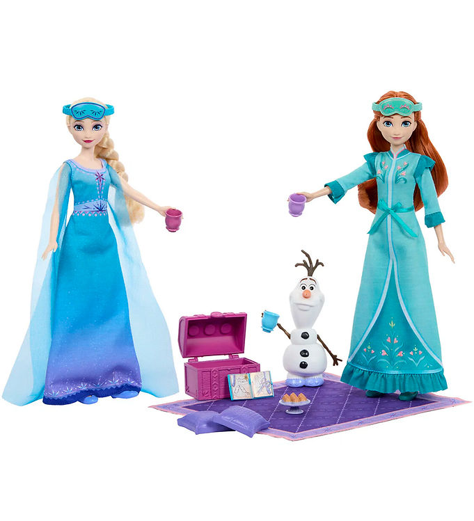 Disney Frozen Dukker - Slumber Sister - Anne & Elsa
