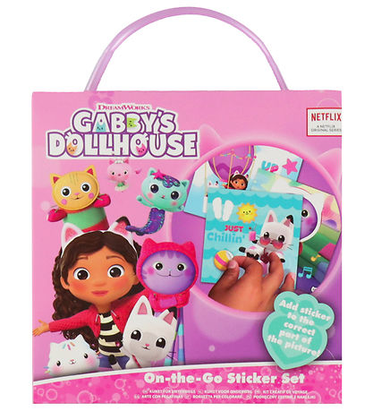 Gabby's Dollhouse Klistermærker - On The Go Sticker Set