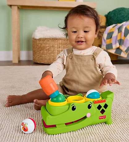 Fisher-Price Aktivitetslegetøj - Tap & Roll Alligator