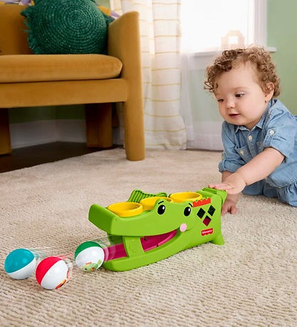 Fisher-Price Aktivitetslegetøj - Tap & Roll Alligator