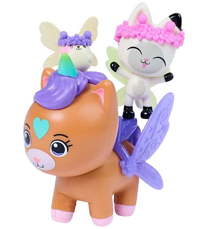 Gabby's Dollhouse Legetøjsfigurer - Fairyflight - Pandy Paws & K