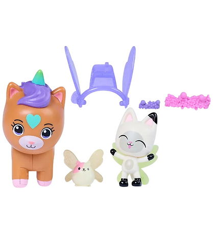 Gabby's Dollhouse Legetøjsfigurer - Fairyflight - Pandy Paws & K