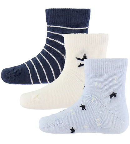 Tommy Hilfiger Strømper - 3-pak - Light Blue
