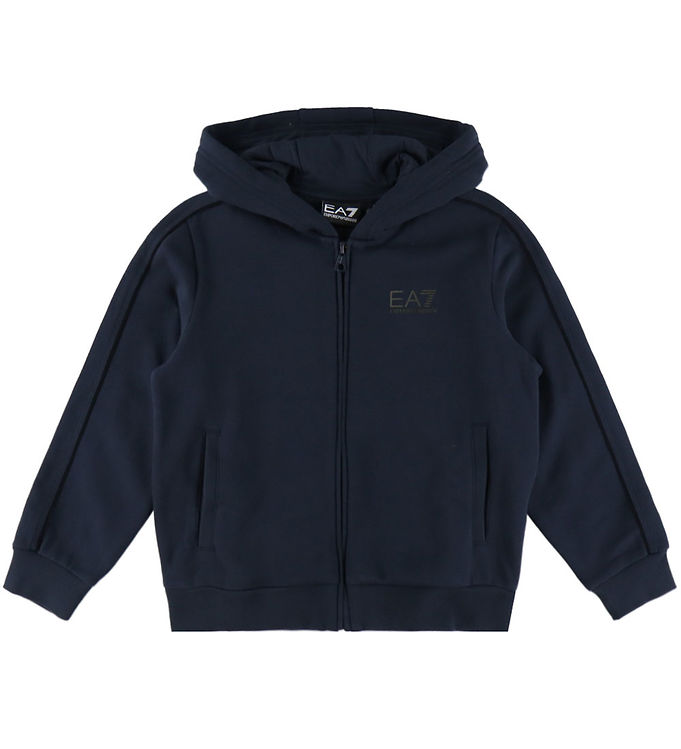 EA7 Cardigan - Armani Blue m. Print