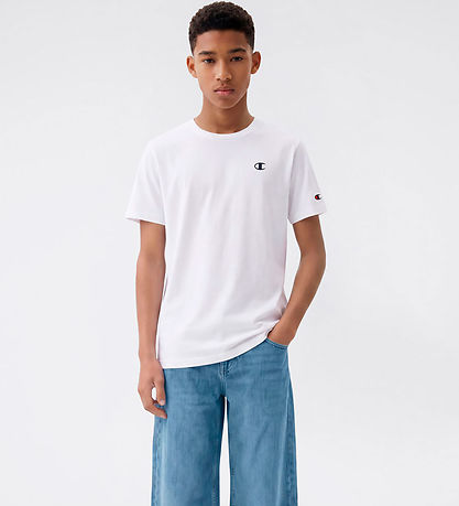 Champion T-shirt - 2-pak - Hvid/Sort