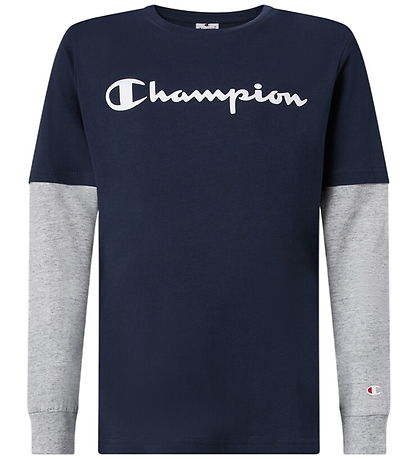 Champion Bluse - Navy/Grå