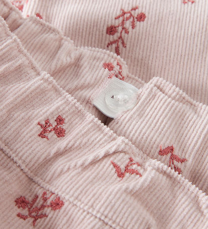 Lil Atelier Bukser - NmfNelly - Hushed Violet/Flower Emb