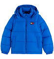 Tommy Hilfiger Dynejakke - Vibrant Blue