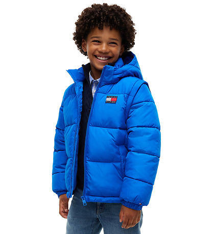 Tommy Hilfiger Dynejakke - Vibrant Blue