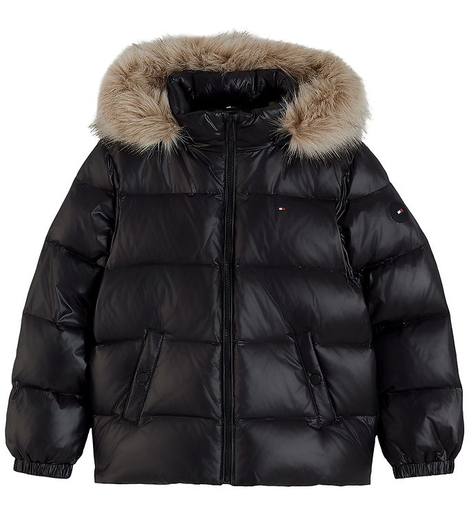 Tommy Hilfiger Dynejakke - Black