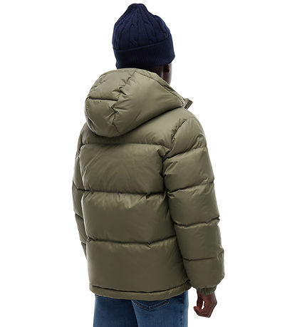 Tommy Hilfiger Dynejakke - Ghost Fern Green