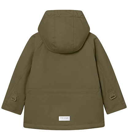 Mini A Ture Vinterjakke - MatWally Fleece - Kalamata Green