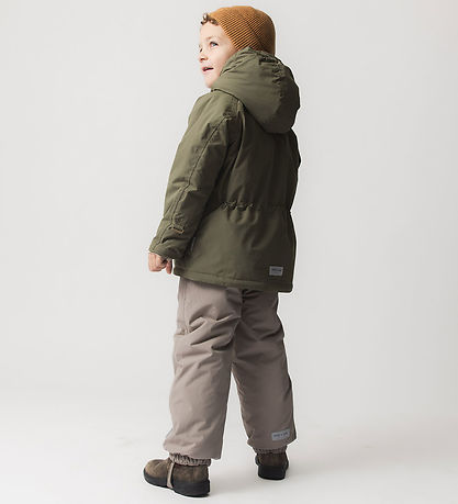 Mini A Ture Vinterjakke - MatWally Fleece - Kalamata Green