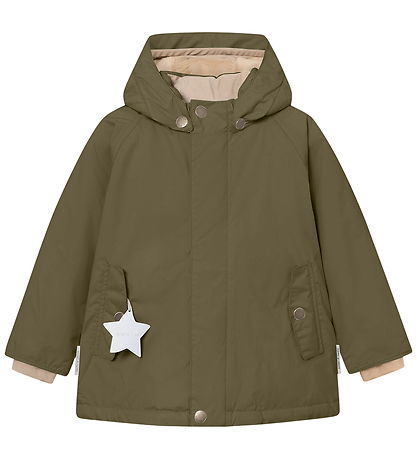 Mini A Ture Vinterjakke - MatWally Fleece - Kalamata Green