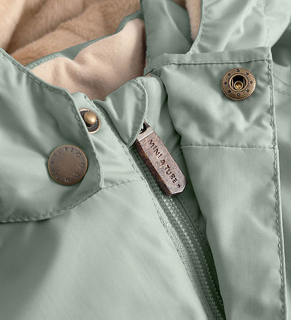 Mini A Ture Vinterjakke - MatWally Fleece - Slate Gray