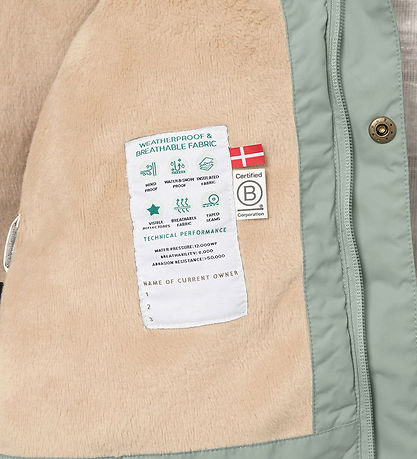 Mini A Ture Vinterjakke - MatWally Fleece - Slate Gray