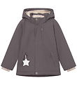 Mini A Ture Vinterjakke - MatAdyanko Fleece - Plum Kitten