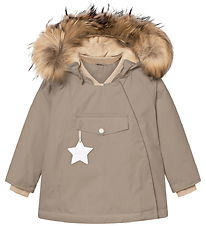 Mini A Ture Jakke - MatWang - Grey brown