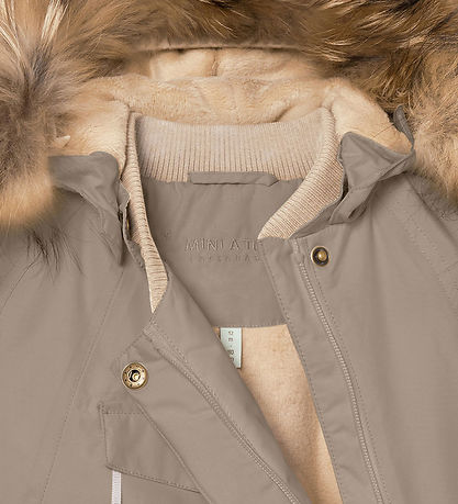 Mini A Ture Jakke - MatWang - Grey brown