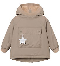 Mini A Ture Anorak - MatBabywen - Grey brown