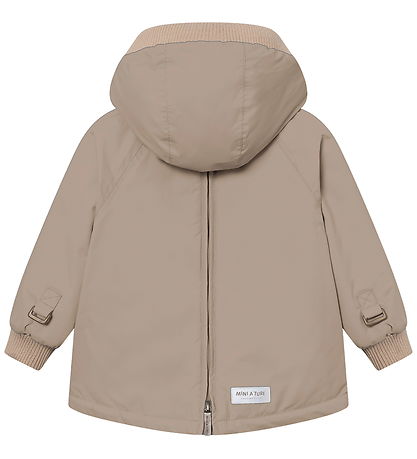 Mini A Ture Anorak - MatBabywen - Grey brown